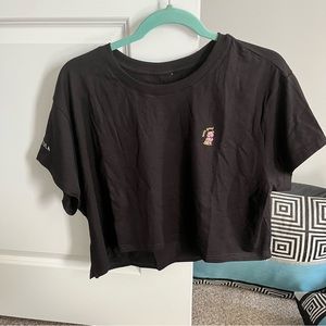 NWOT Feels good cropped tee